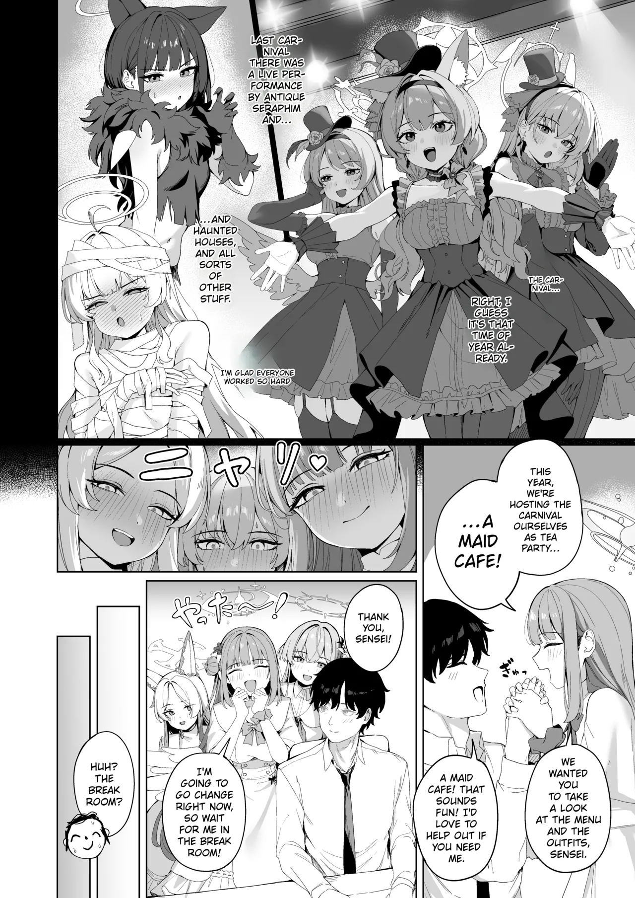 Tea Party no go Houshi || Tea Party's Service page 3 full
