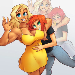 Nortverse: Tara &amp; Beverly - 4koma