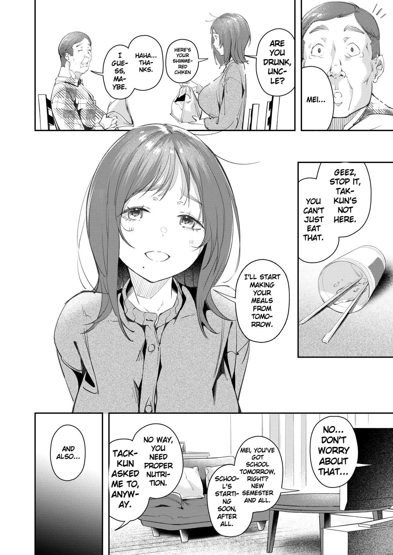 While My Childhood Friend Was Away in Tokyo I Slept With His Dad page 6 full