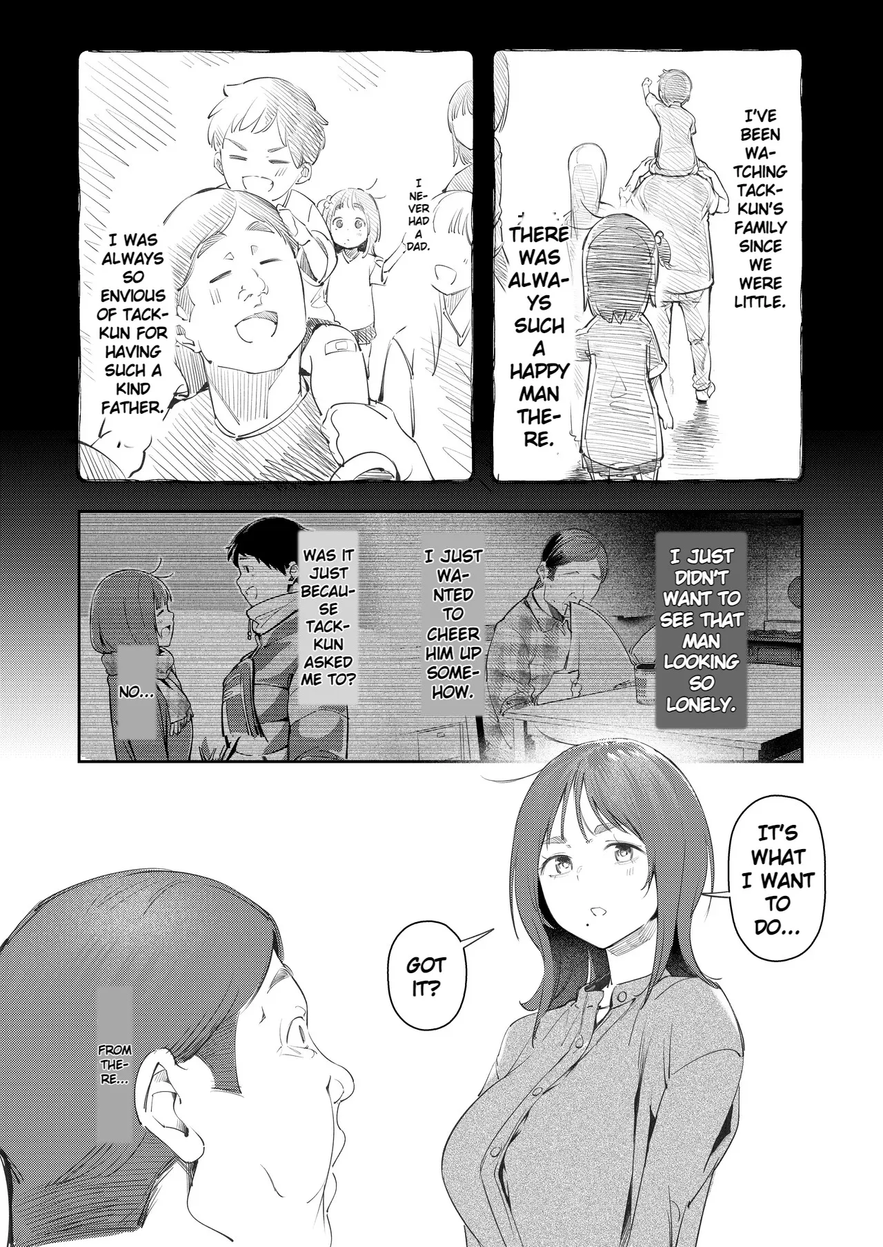 While My Childhood Friend Was Away in Tokyo I Slept With His Dad page 7 full