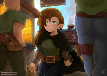 Ji Rouf - Halfling at the bar cover