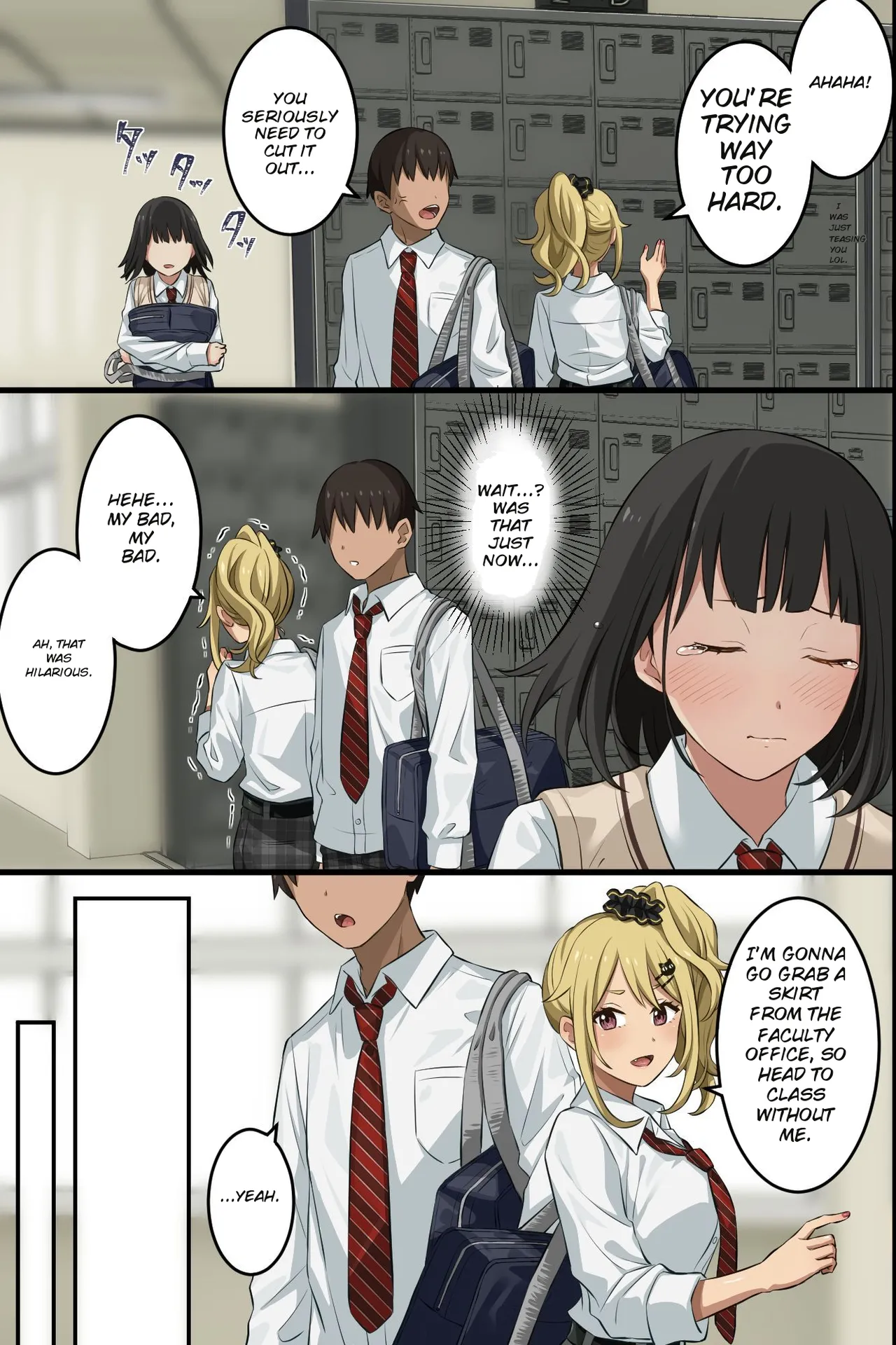 My childhood friend turned into a flashy gal, and even my wholesome underclassman got gender-swapped into a girl—now I've got a harem page 8 full