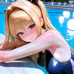 Yami x Yuuki Rito  - Pool