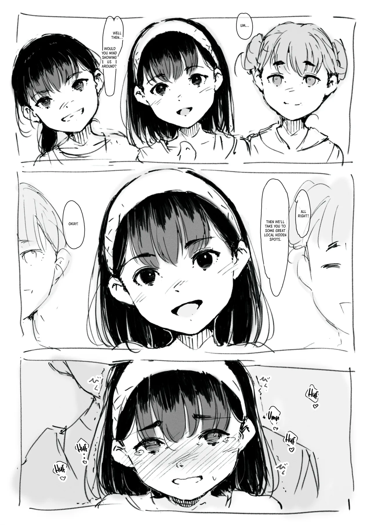 Shuugaku Ryokou-chuu no Shougakusei ga Damasarete Sex Shichau Hanashi｜The story of girls getting tricked into having sex on their field trip page 6 full