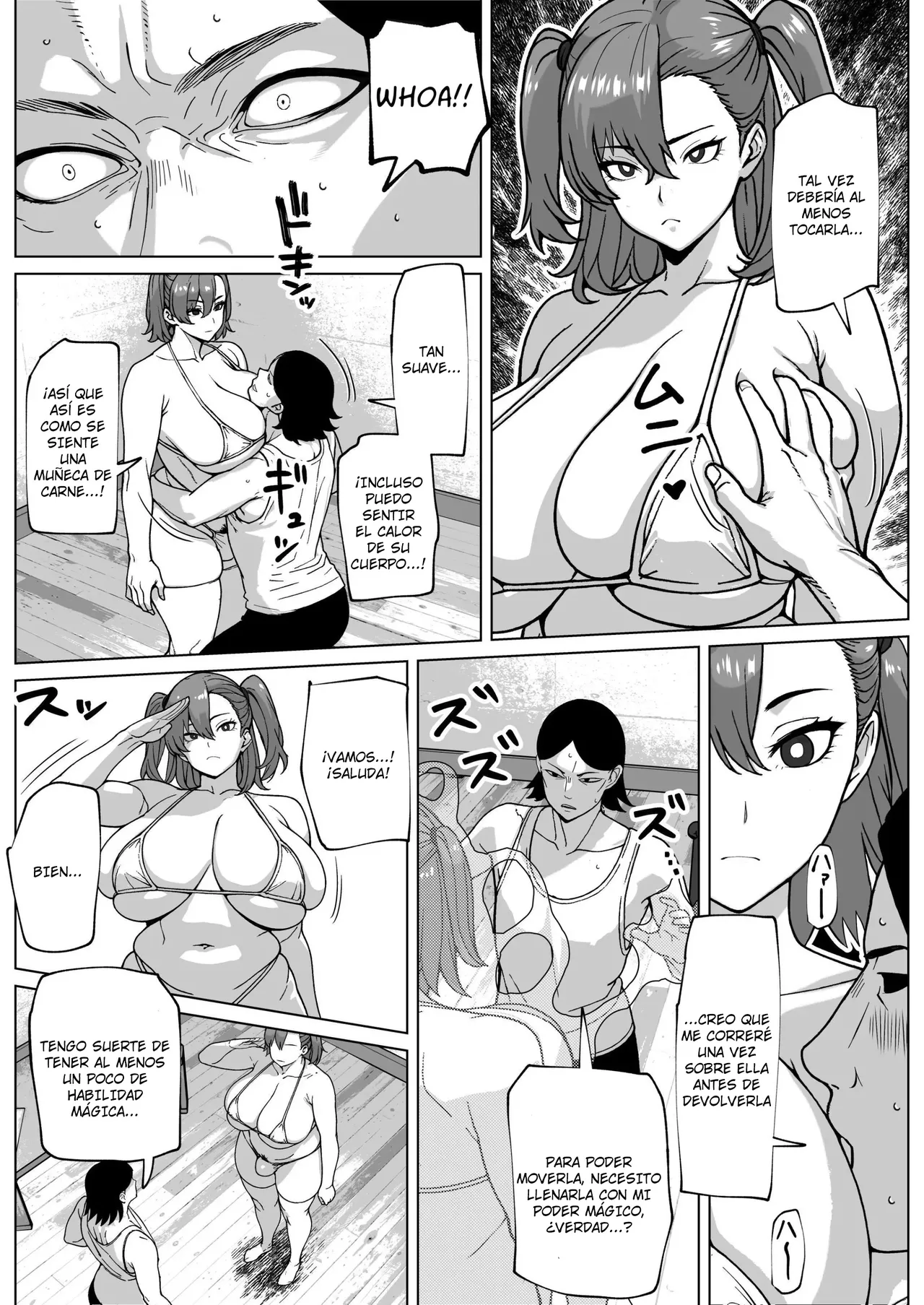 Chuumon shita Nikuningyou ni Chinpo ga Tsuiteiru no desu ga｜Uhhh, ¿la muñeca que pedí tiene una verga...？ page 6 full