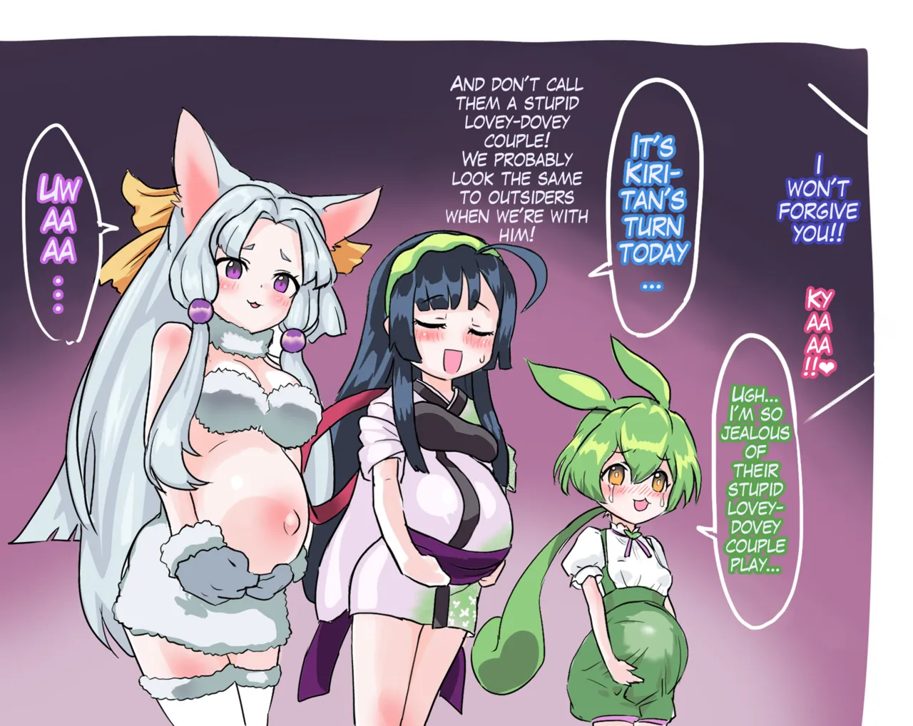ボテ腹メ〇〇キりたｎ |  Pregnant Mesugaki Kiritan page 4 full