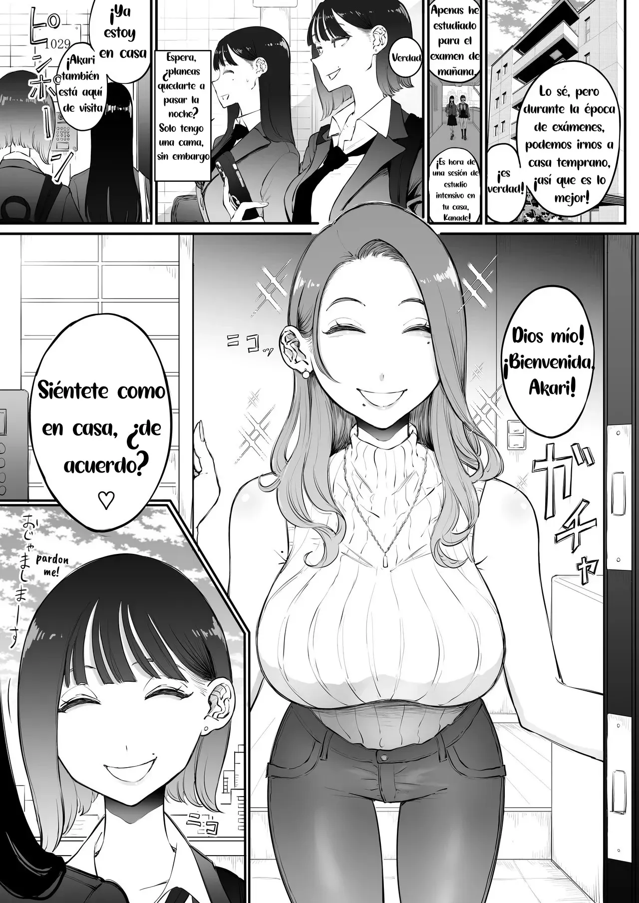 Bijin Tsuma, Ichinose Shiori 37 wa, Musume no Yuujin ni Idakareteiru page 2 full