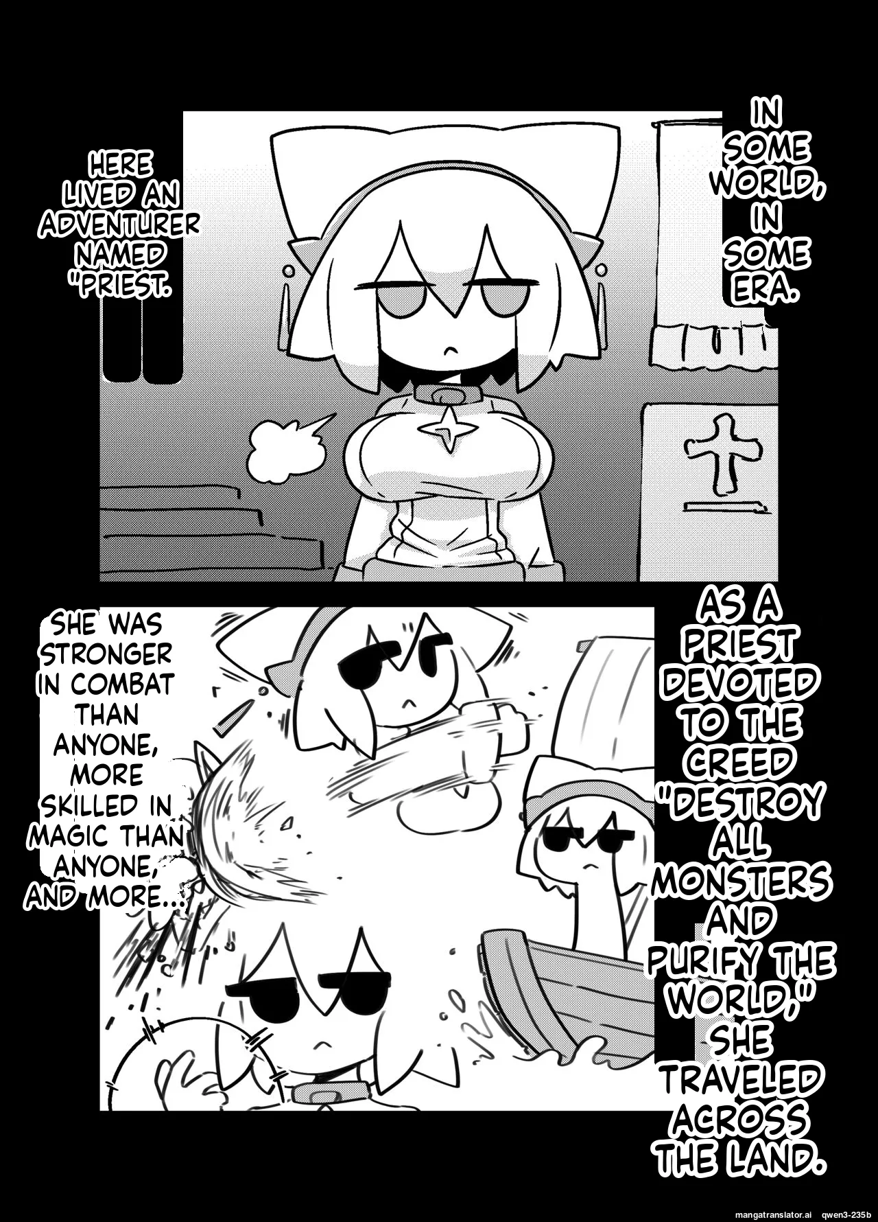 エロ攻撃耐性皆無な脳筋女聖職者が全身をグチャグチャに犯される本 page 2 full