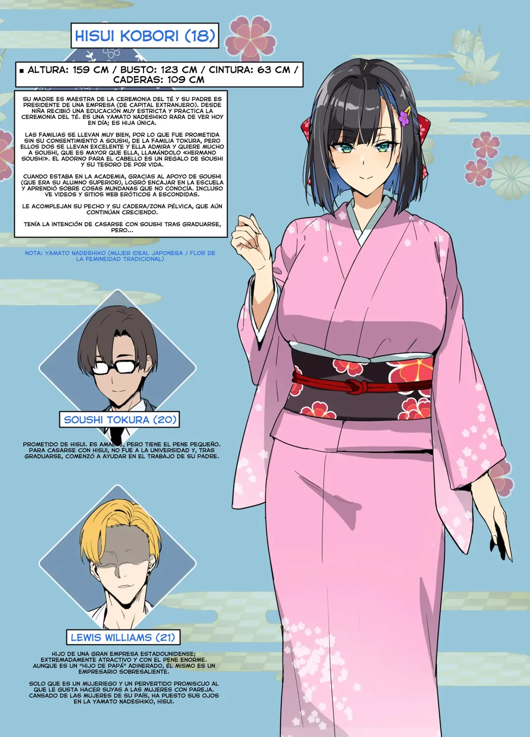 NTR de una damisela japonesa tradicional de la ceremonia del té page 2 full