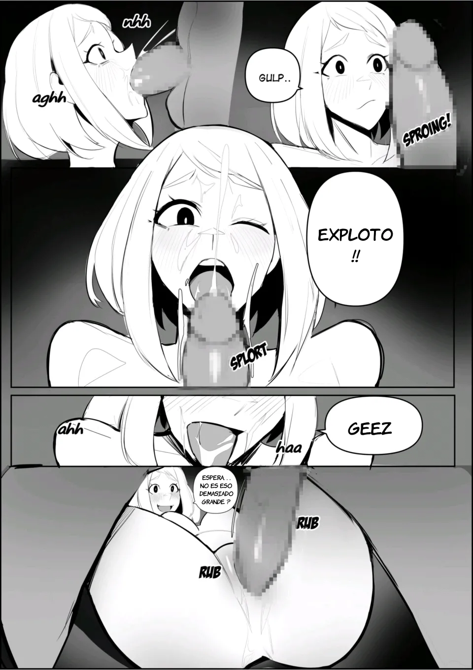 Fantaseando con Uraraka-san trabajando para pagar la colegiaturade la UA page 3 full