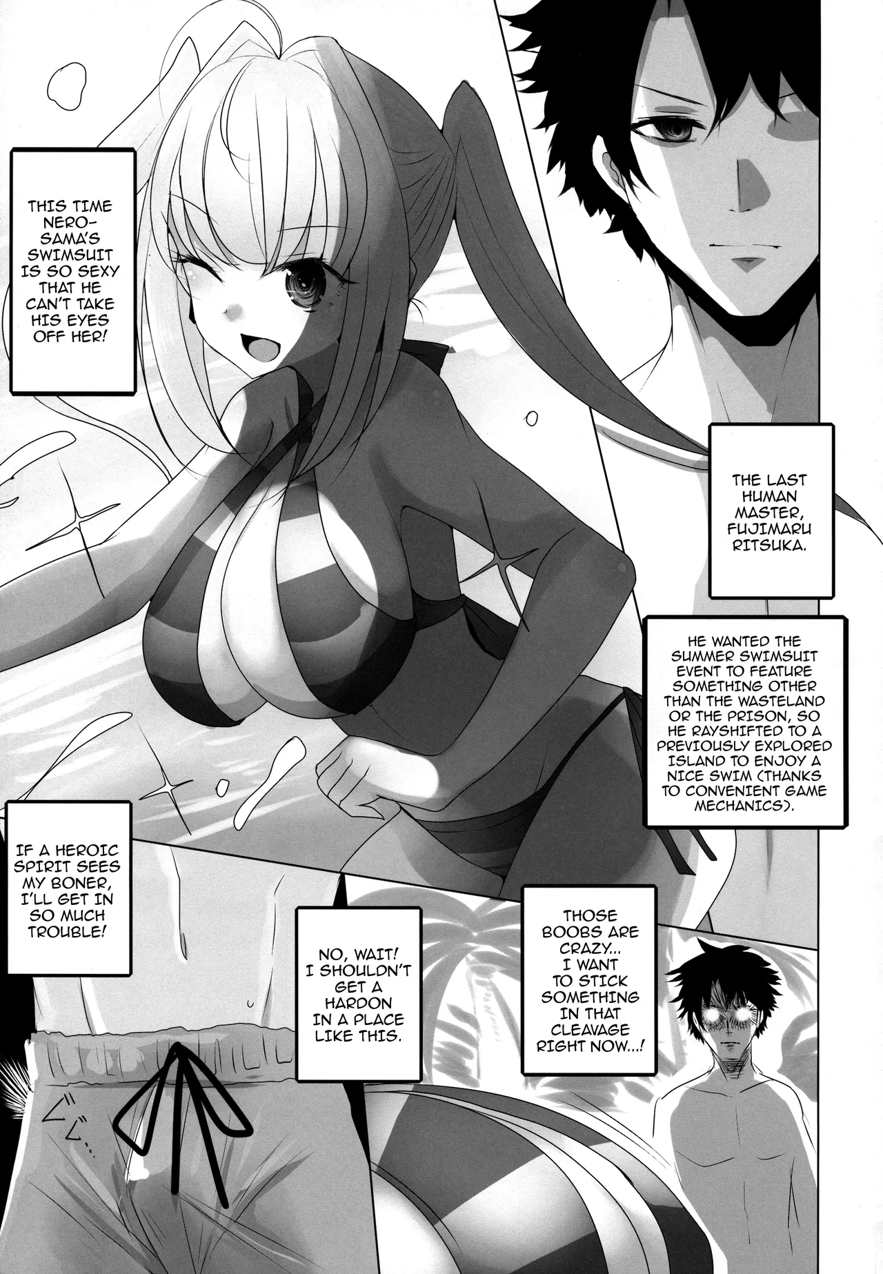 Nero ni Oppai de Shite Morau Hon | Book Where Nero Does Me With Her Tits page 4 full