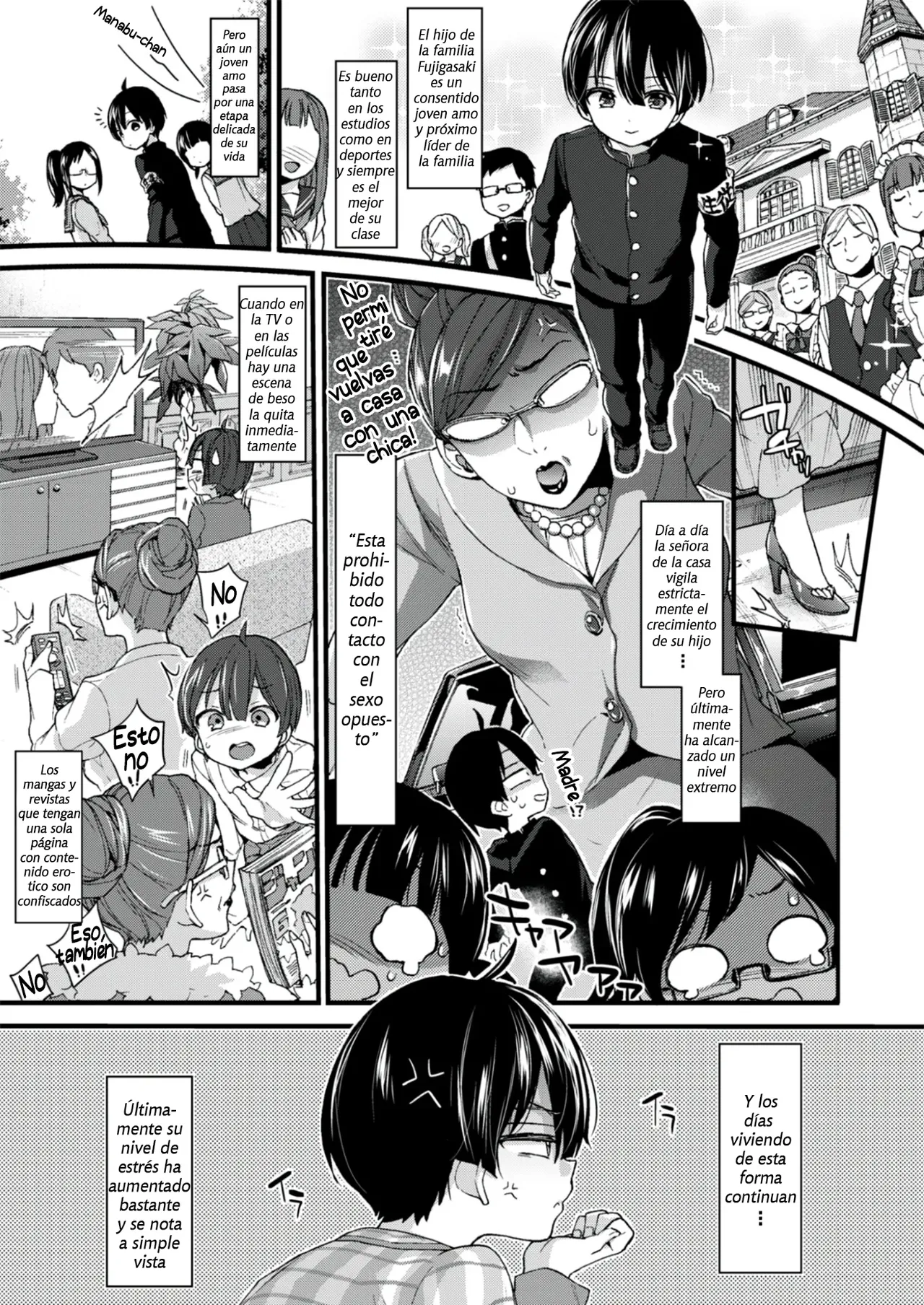 Manabu Obotchama ha Shishunki | La pubertad del Joven Amo Manabu page 3 full
