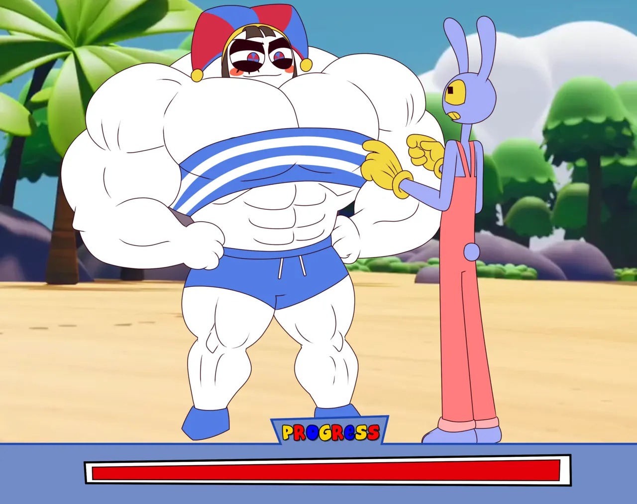Pomni's Beach Bod Growth Drive page 6 full