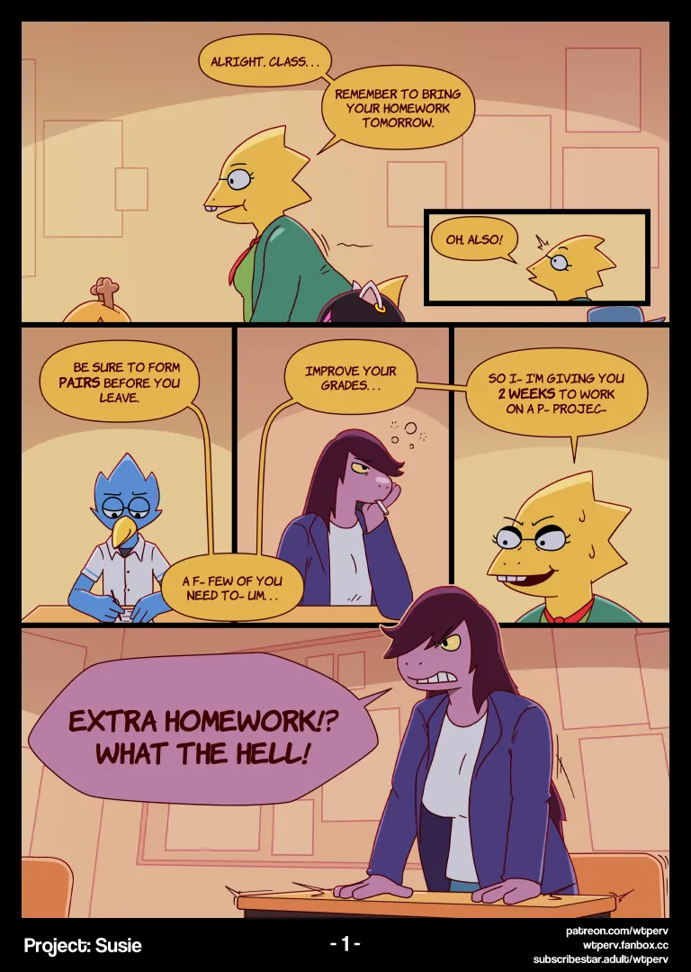 Project Susie X Berdly Deltarune page 2 full