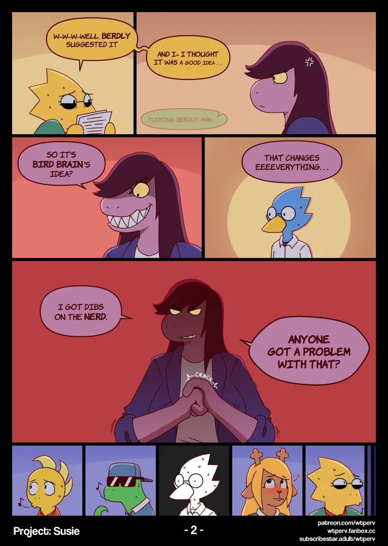 Project Susie X Berdly Deltarune page 3 full