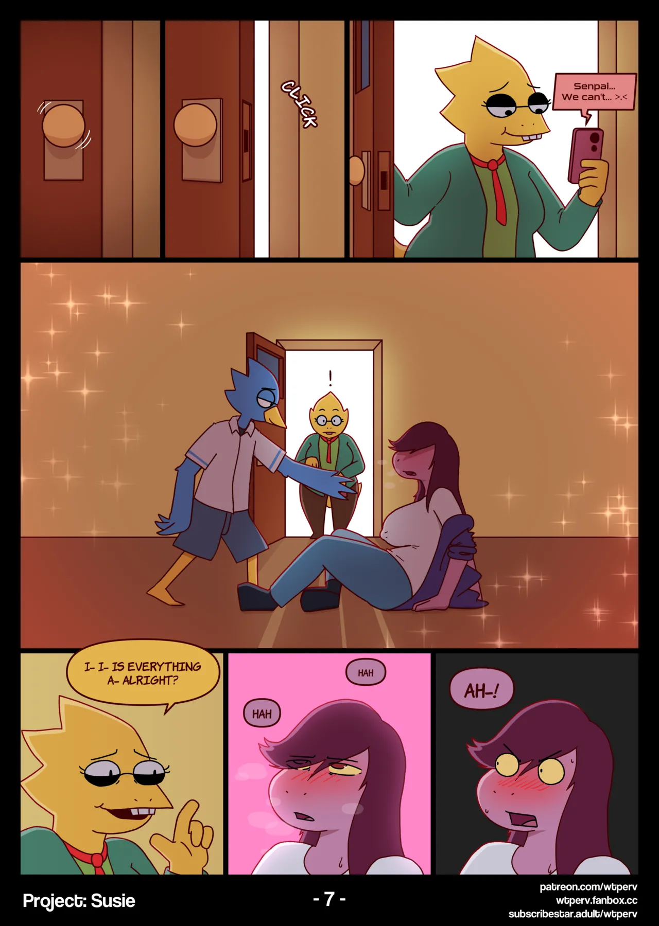 Project Susie X Berdly Deltarune page 8 full