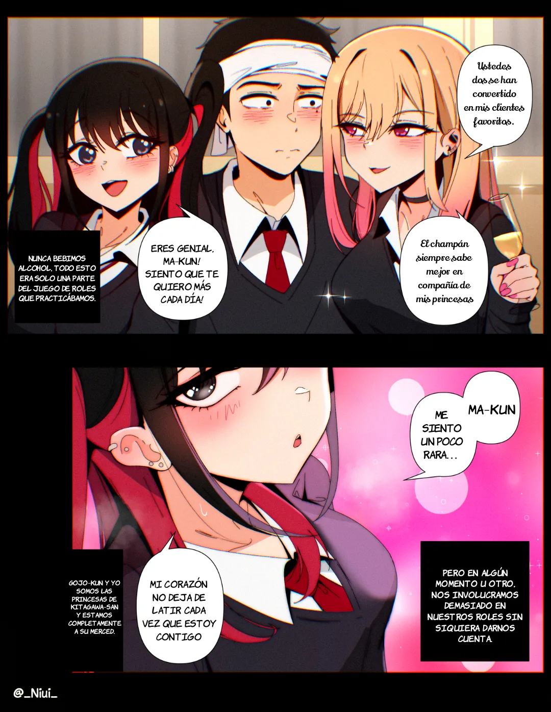 Marin, Gojo &amp; Nowa page 1 full