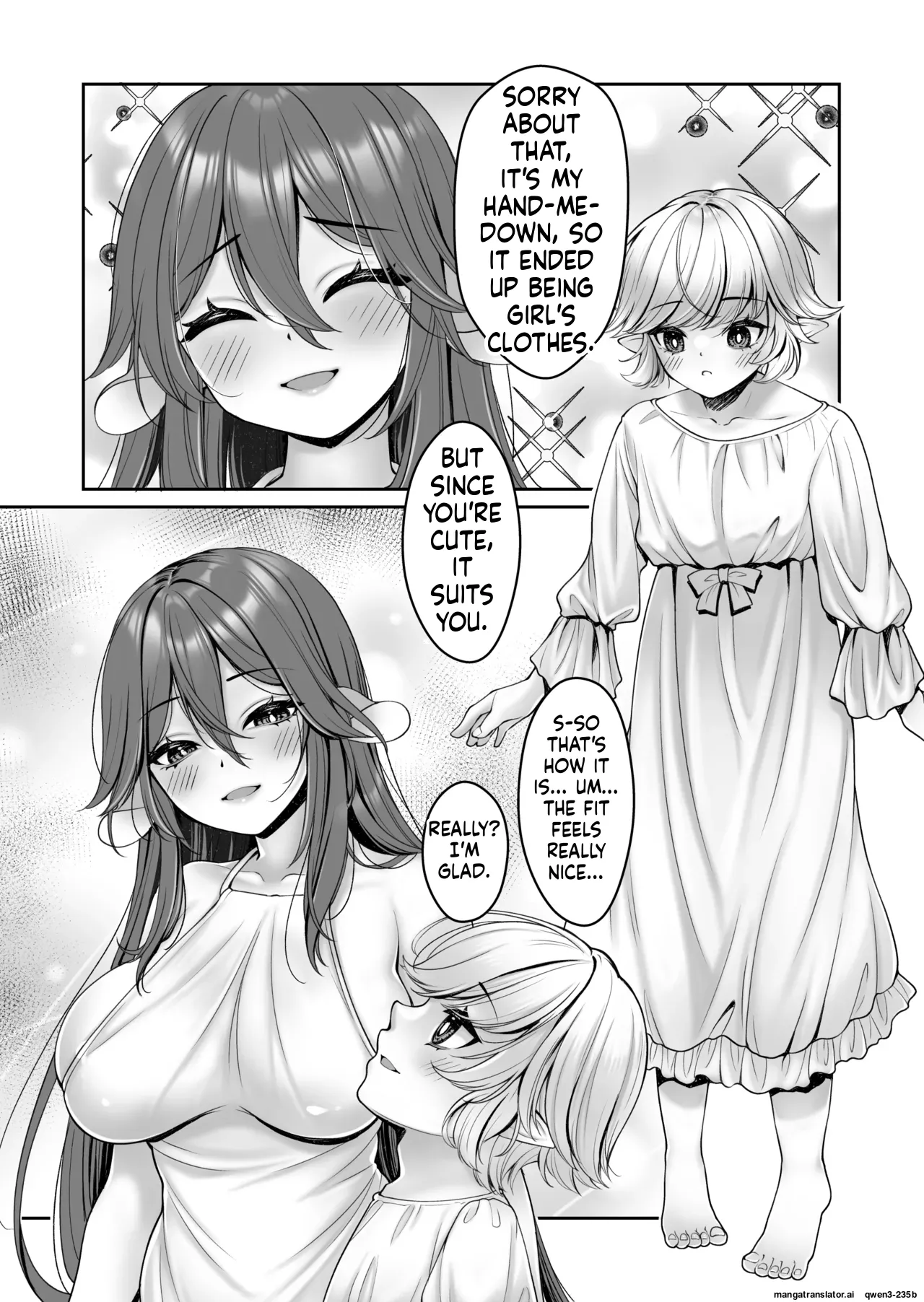 Koushite Shota Elf-kun wa Bakemono? Onee-Chan to Shiawase ni Kurashimashita Tosa. page 6 full