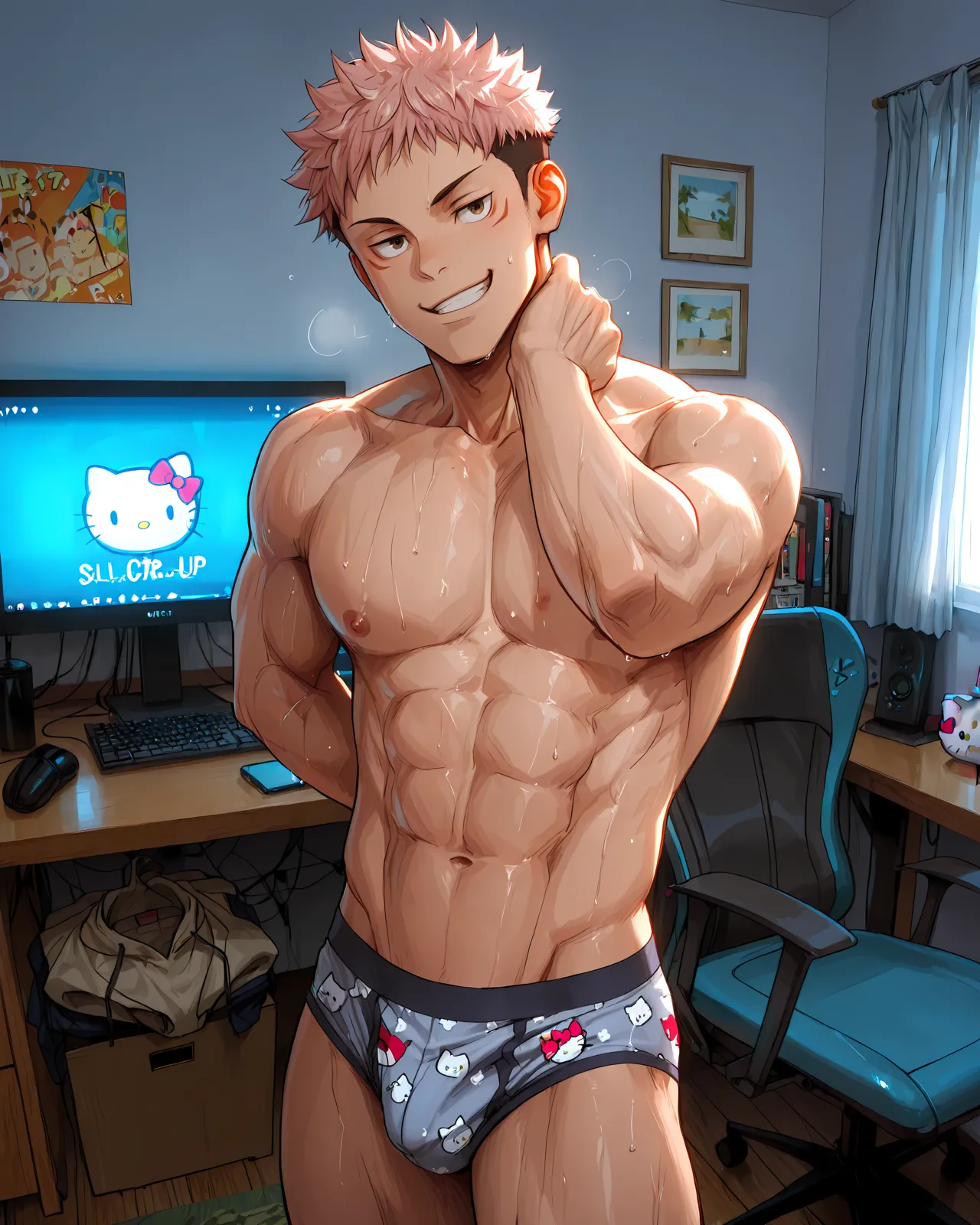 My Yaoi Digital Artwork Part 4 - Jujutsu Kaisen Special page 6 full
