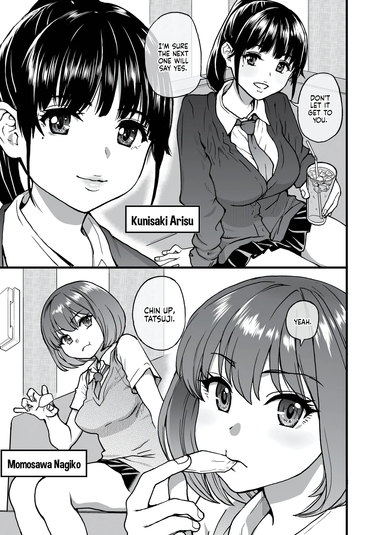 100-Kai Furareta Zetsubou-teki ni Motenai Ore o Awarenda Kareshi Ari Onna Tomodachi ga Nandemo Eroi Koto Yarasete Kureta!! | Pity Party in My Pants page 6 full