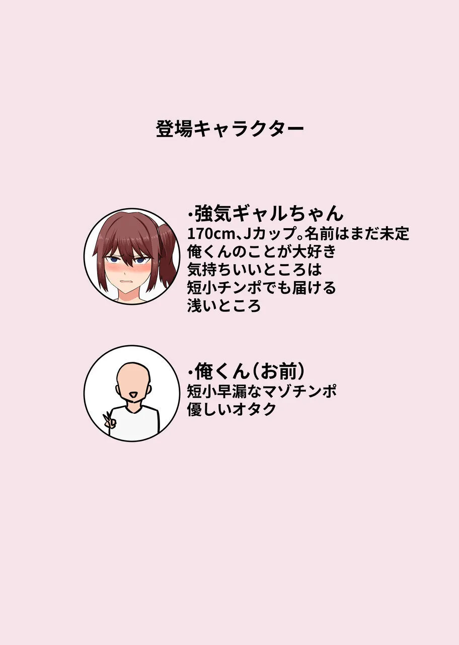 短小早漏マゾなキミに優しい強気ギャル R18イラスト集 page 1 full