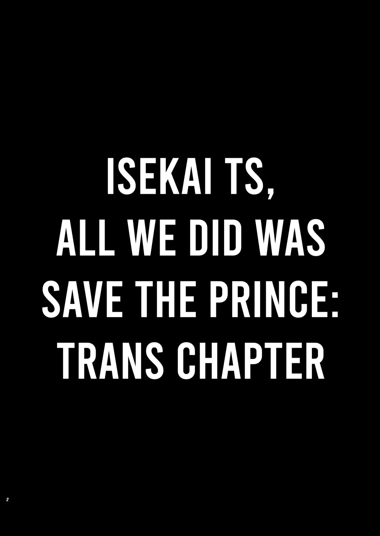 Isekai TS Ouji o Tasuketa Dake Nanoni Trance Hen page 2 full