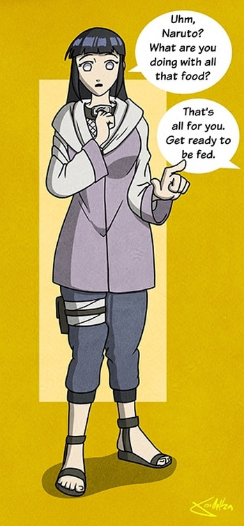Feeding Hinata cover