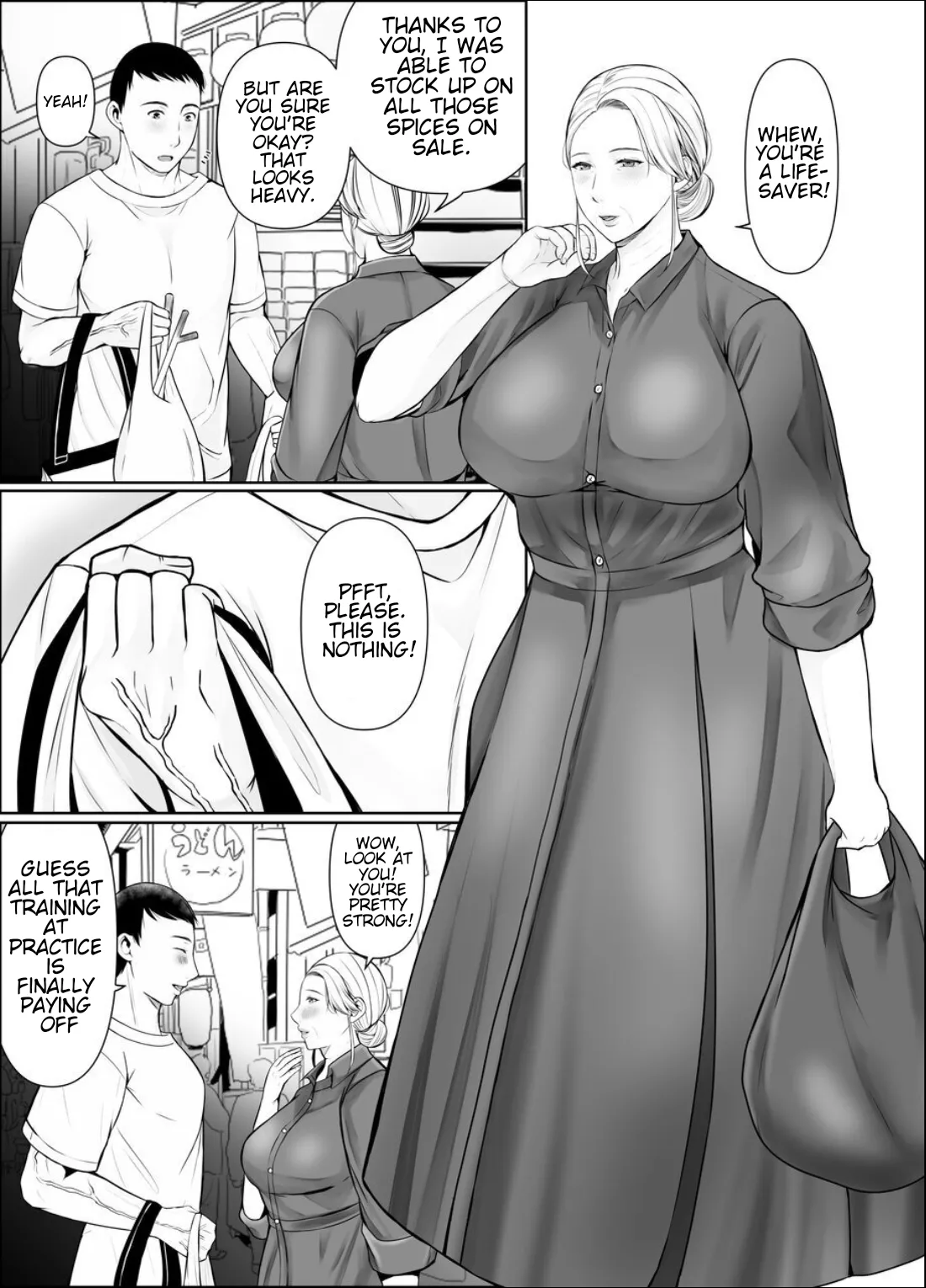 My Chubby Grandma's special heart-warming Massage ♡ page 2 full