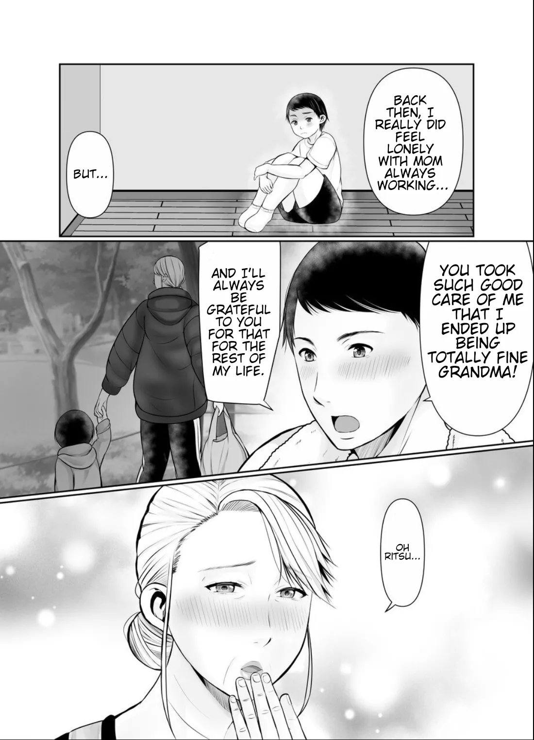 My Chubby Grandma's special heart-warming Massage ♡ page 5 full