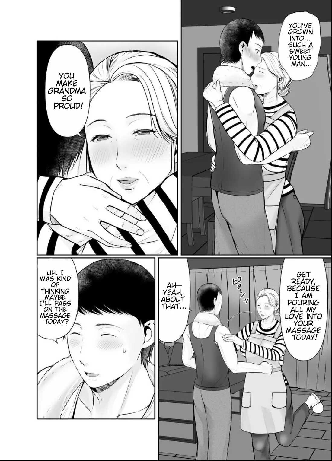 My Chubby Grandma's special heart-warming Massage ♡ page 6 full