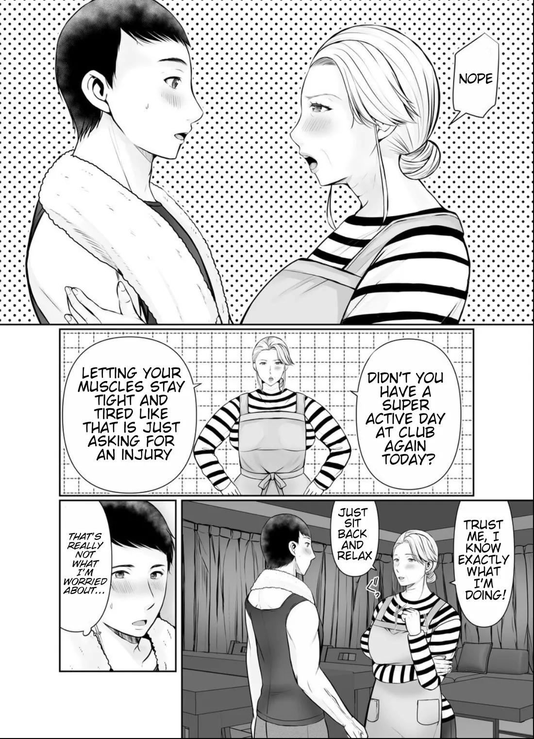 My Chubby Grandma's special heart-warming Massage ♡ page 7 full
