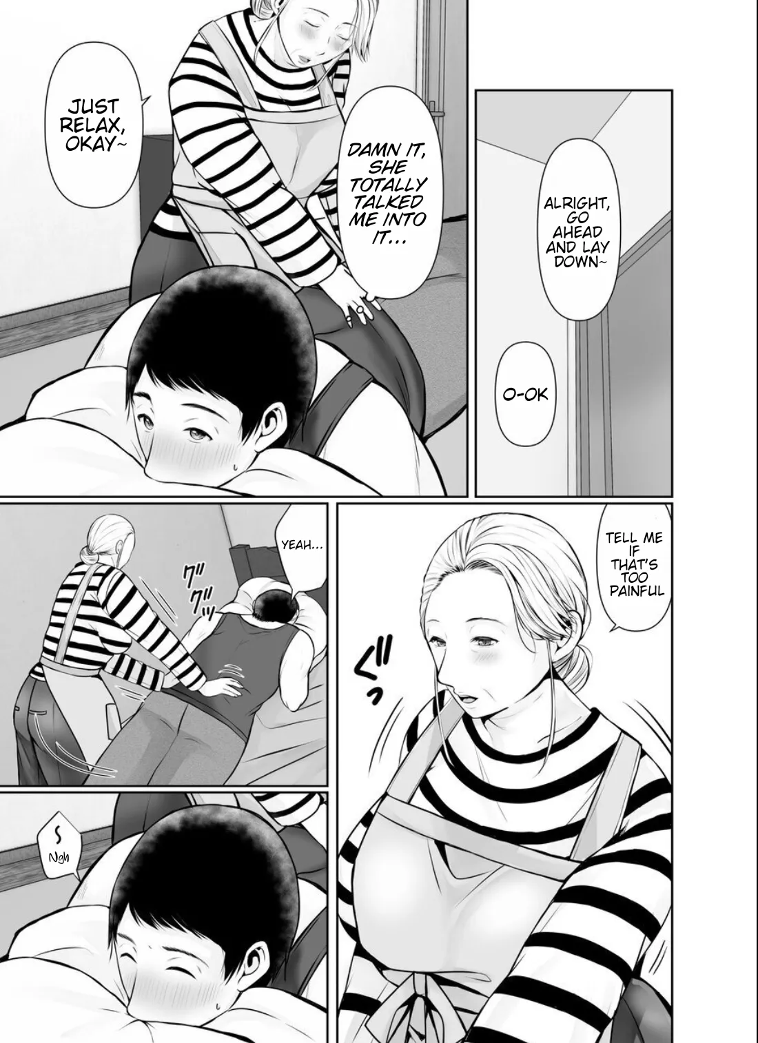 My Chubby Grandma's special heart-warming Massage ♡ page 8 full