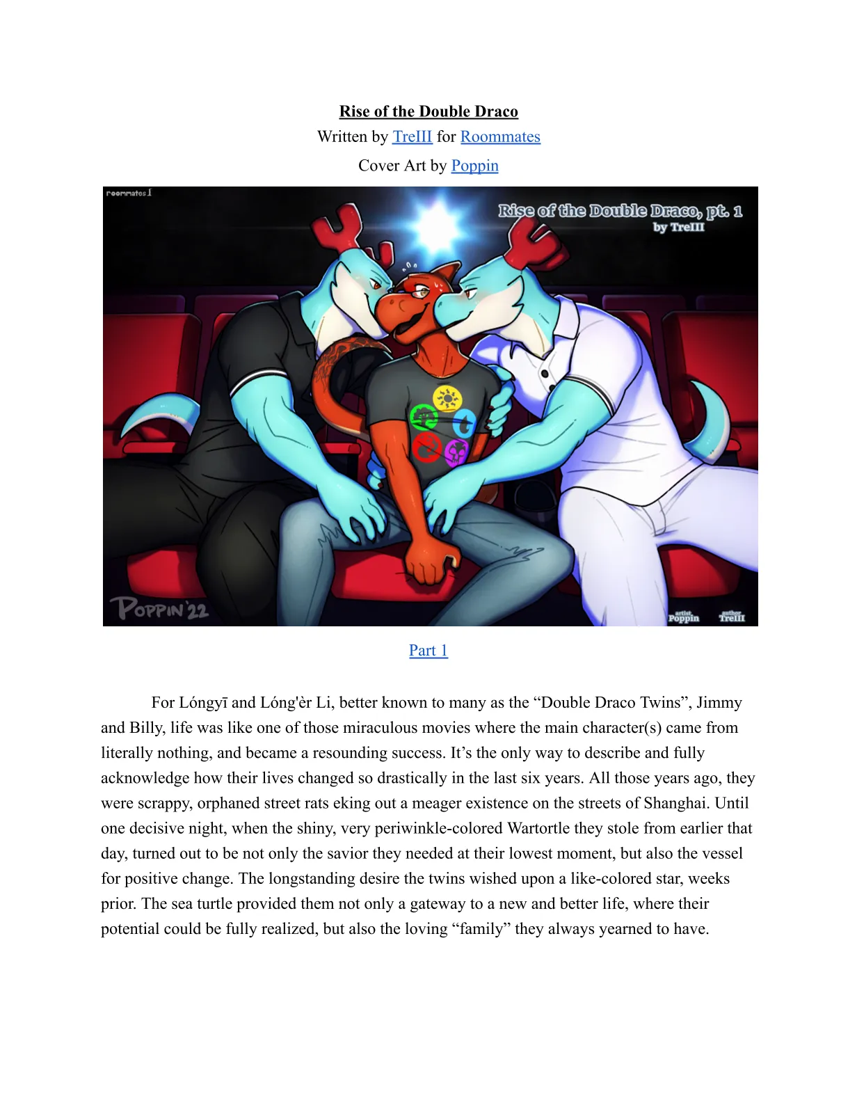 &amp; Treiii  Roommates - Rise of the Double Draco: Part 1 page 2 full