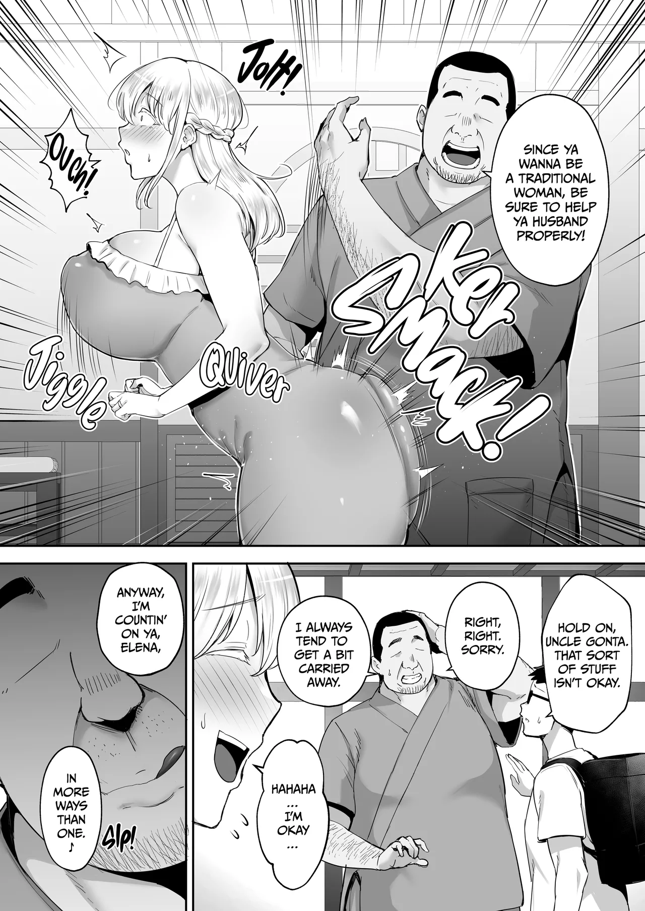 Big Boobed Wife Fucking My Uncle Behind My Back! 1 page 4 full