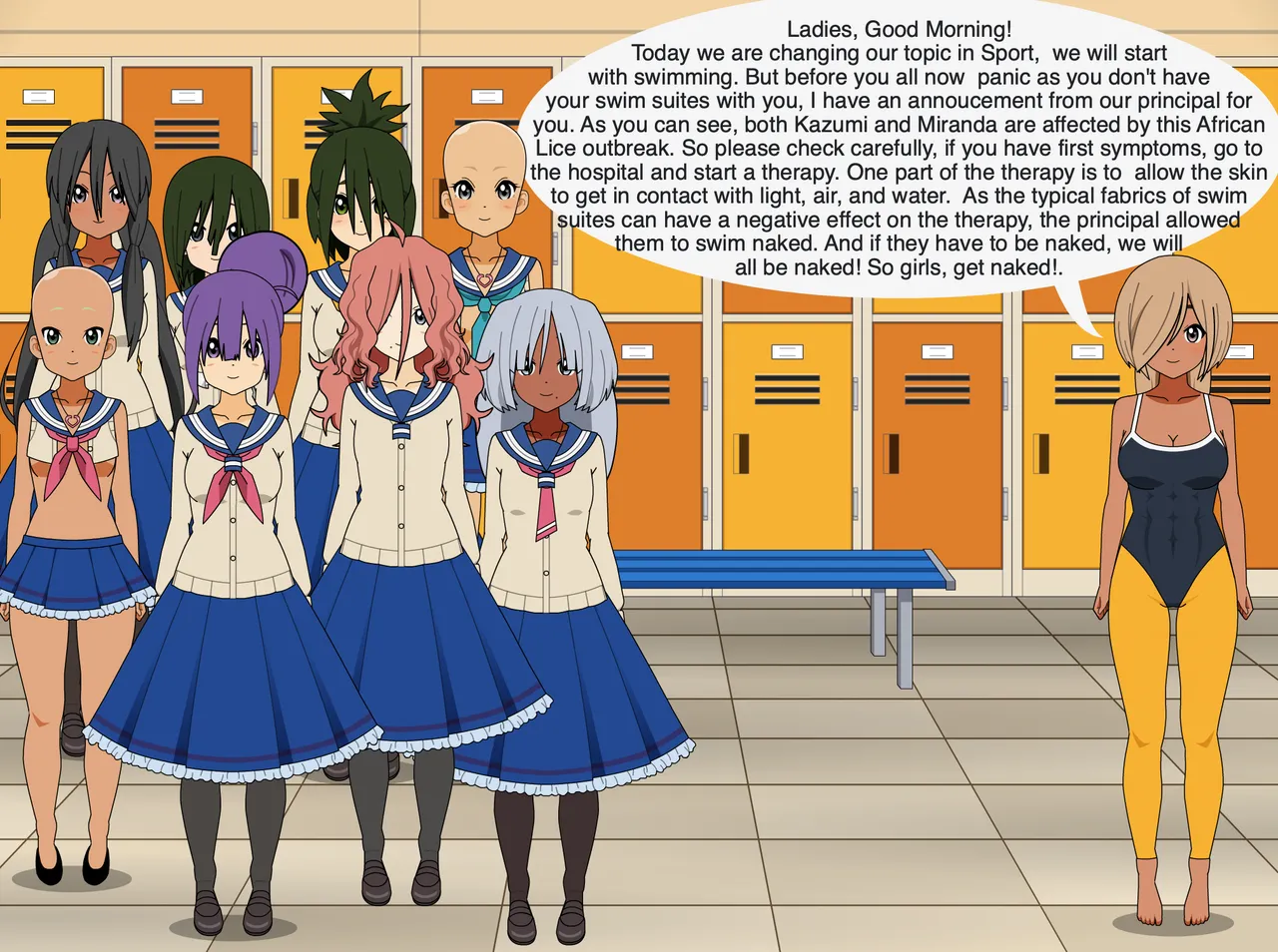 All Bald Hospital - 3 - Lice@School page 1 full