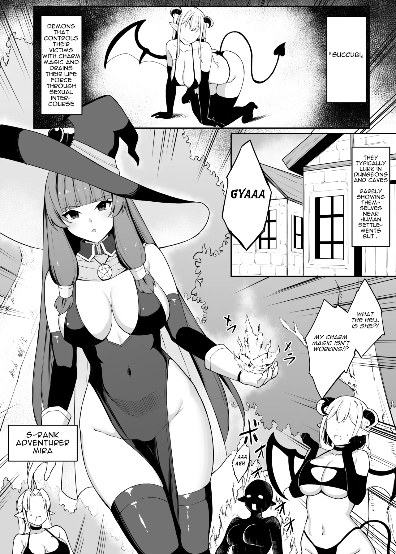 Saikyou Witch ga Succubus ni Miryou Sarete Haiboku Suru Hanashi | How the Strongest Witch Was Charmed and Defeated by a Succubus page 4 full