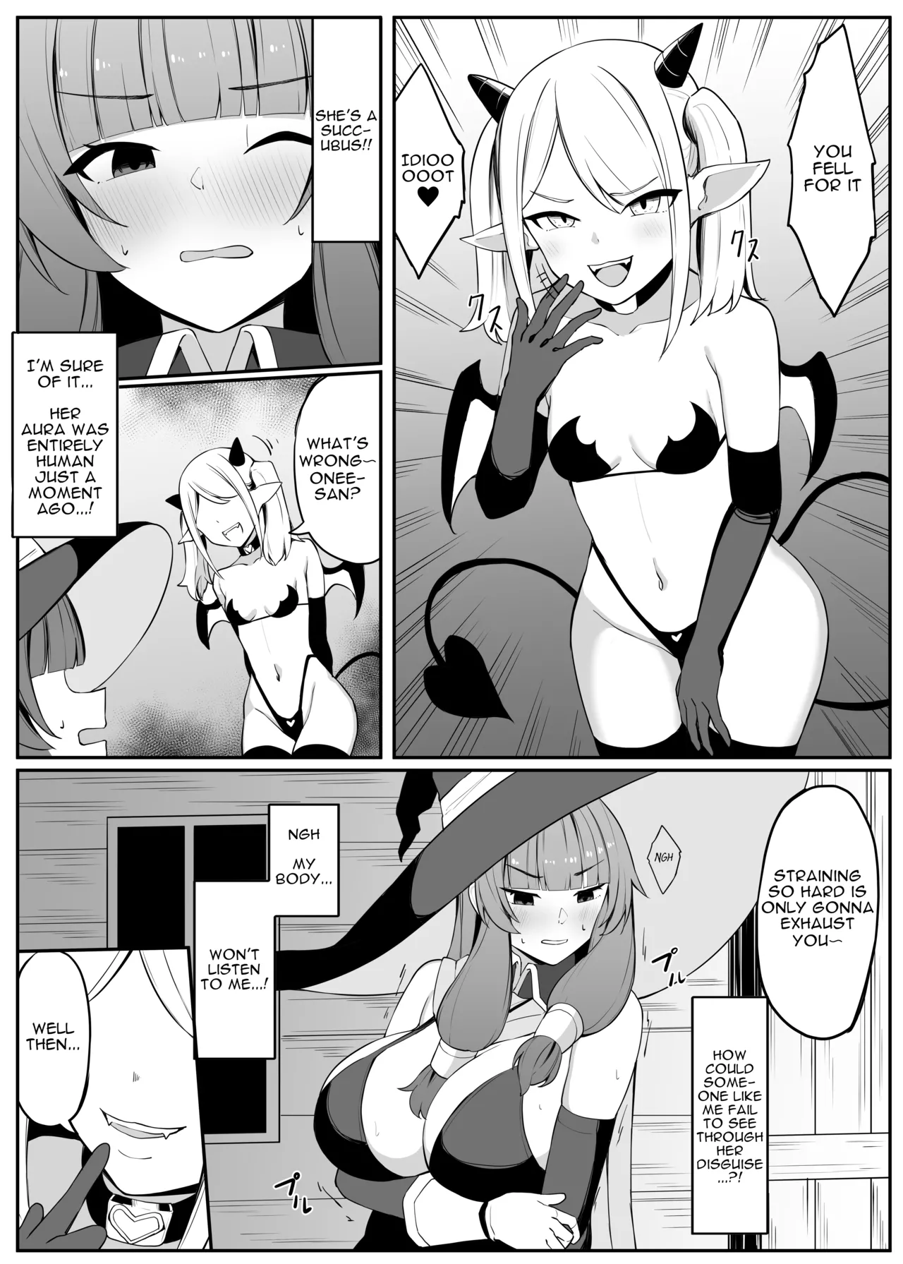 Saikyou Witch ga Succubus ni Miryou Sarete Haiboku Suru Hanashi | How the Strongest Witch Was Charmed and Defeated by a Succubus page 9 full