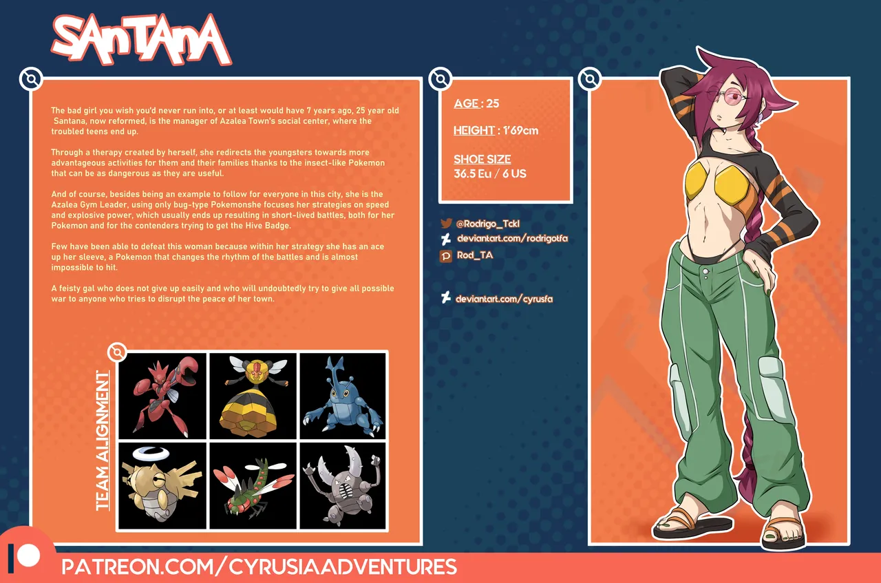 1. Cyrusia's Adventures / Lore Infos / Character Sheets / New Gym Leaders page 4 full