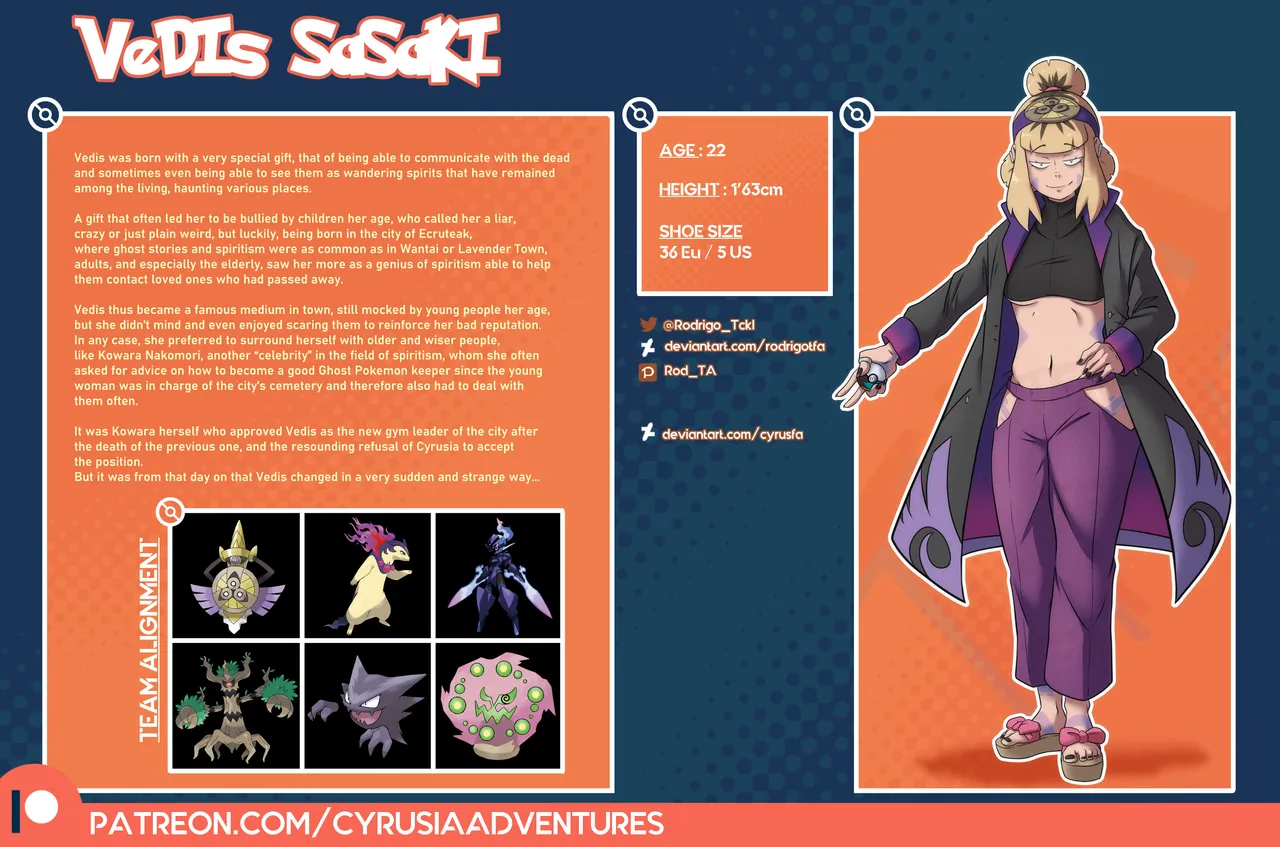 1. Cyrusia's Adventures / Lore Infos / Character Sheets / New Gym Leaders page 5 full