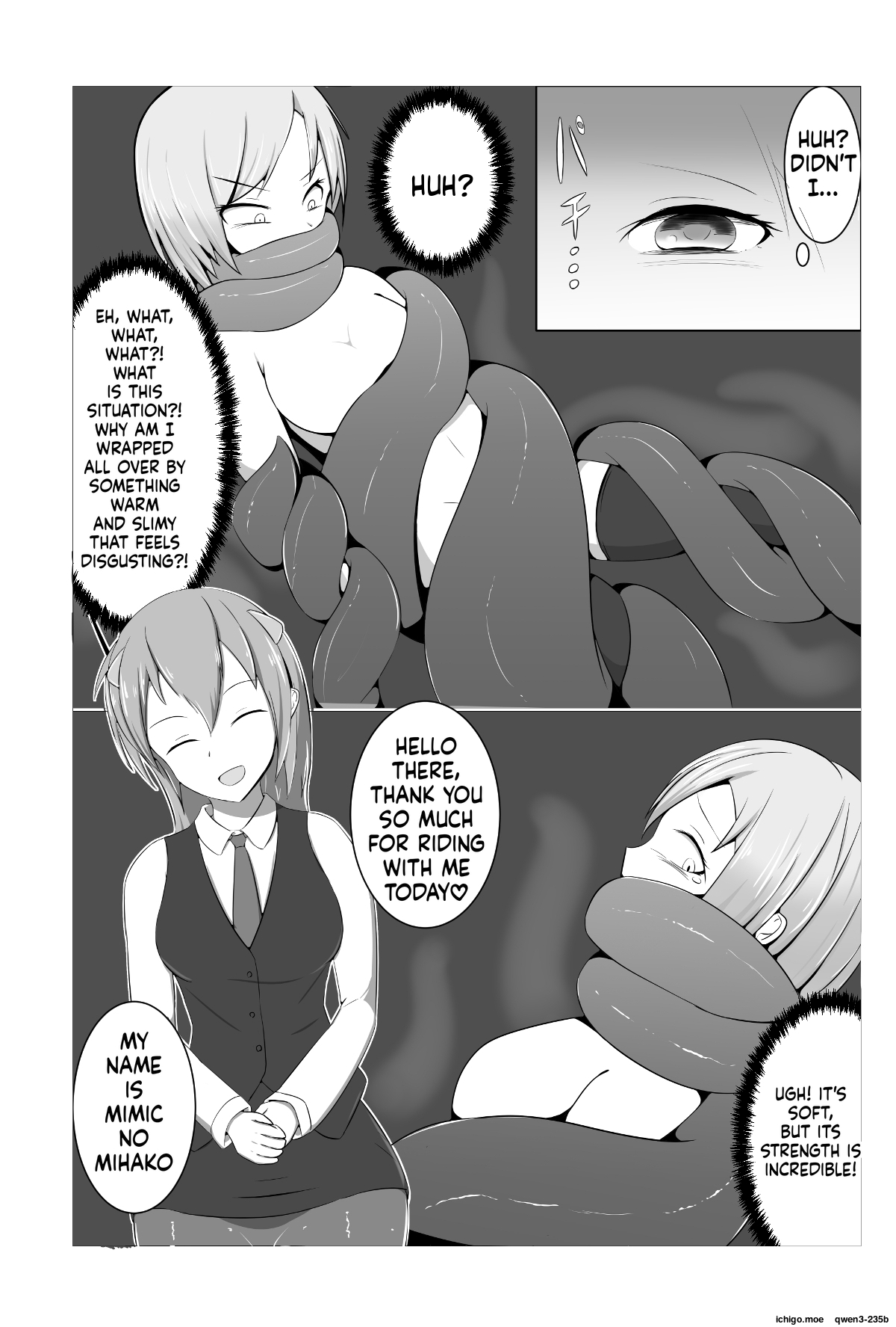 Surprisingly, the taxi turned out to be a mimic! page 3 full