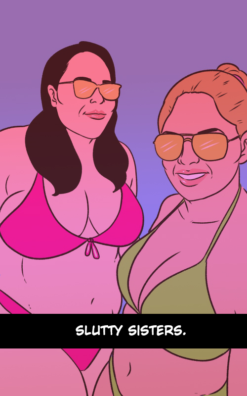 Slutty Sisters page 1 full