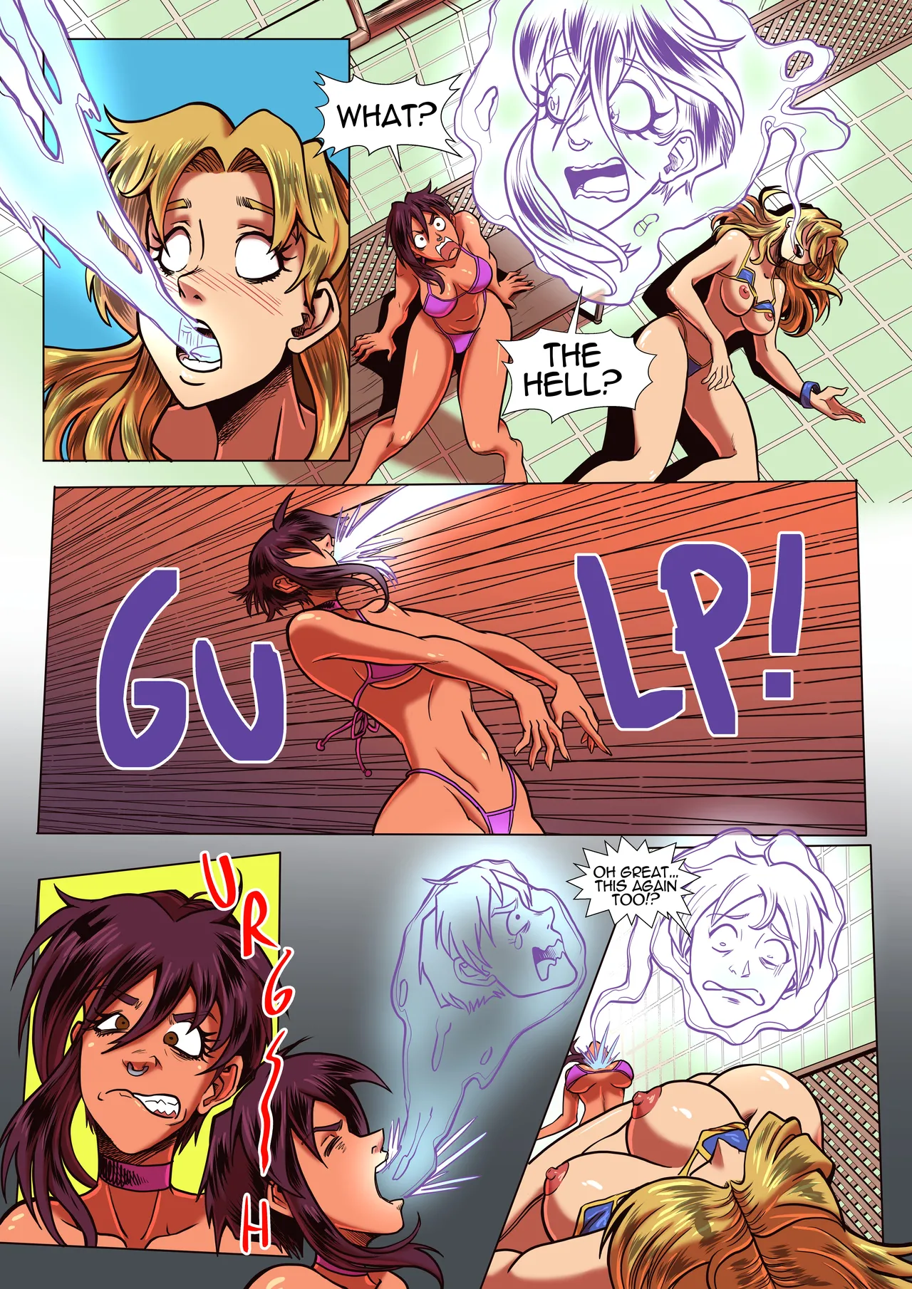 Malevola, Invisigal, Blonde Blazer - Malevola's Vacation Part 3 - Spooky Island Possession Possession hub page 9 full