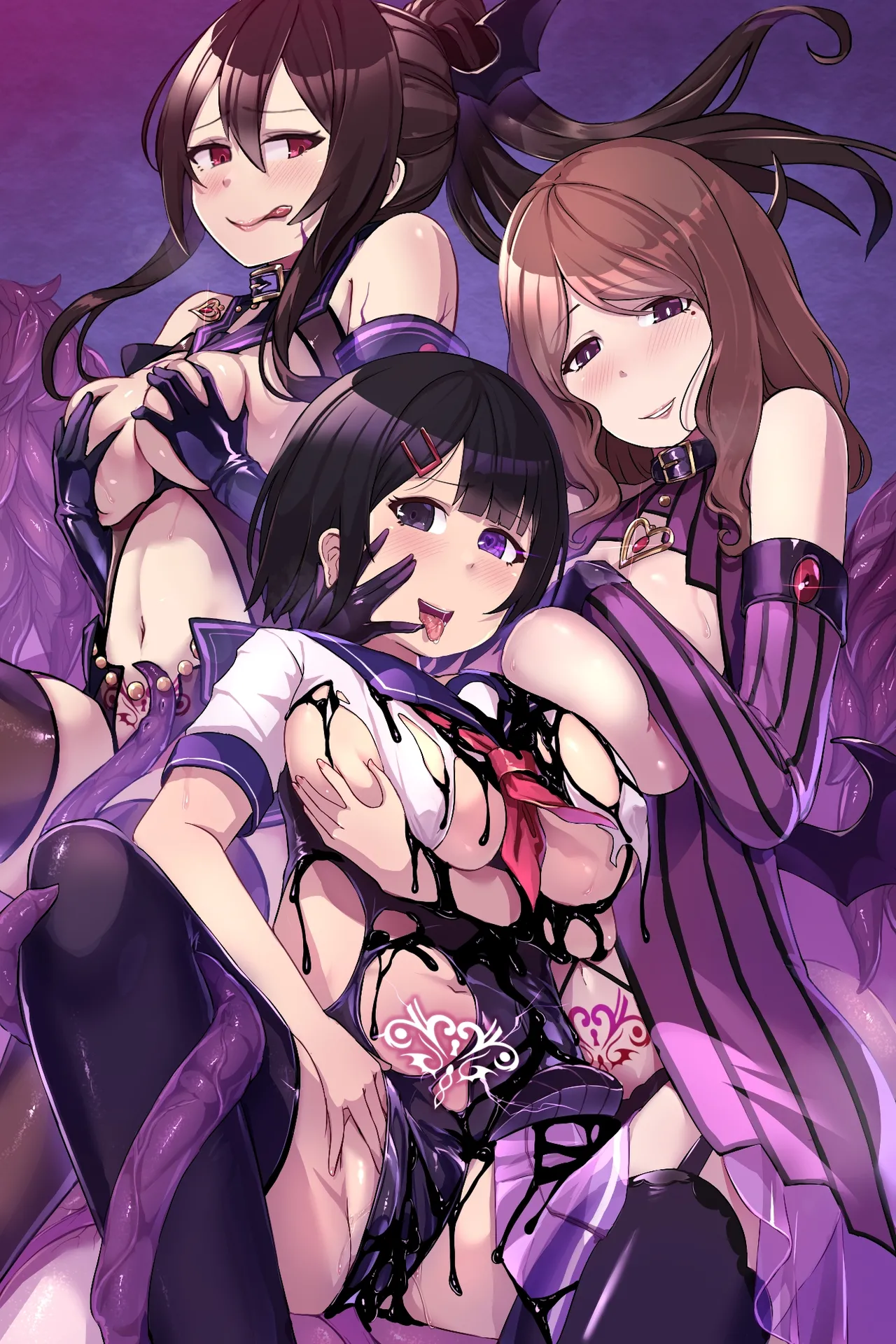 淫魔に中出しして覚醒した俺が爆乳母娘を触手で堕とすまで～ニンゲン辞めて性欲に溺れるサキュバスハーレム～ page 2 full