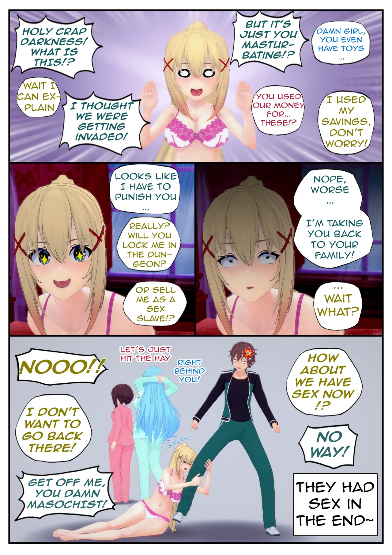 Konosuba Dark Fantasy page 8 full