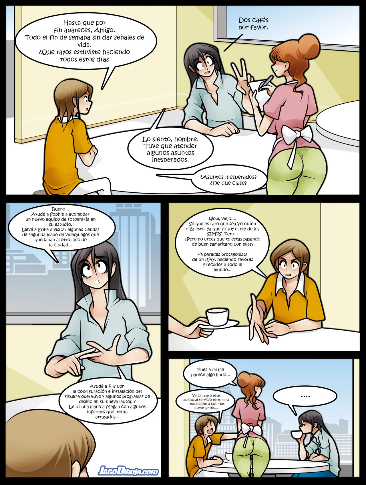 Living With HipsterGirl and GamerGirl Web-Comic -- Capítulo 02 page 1 full
