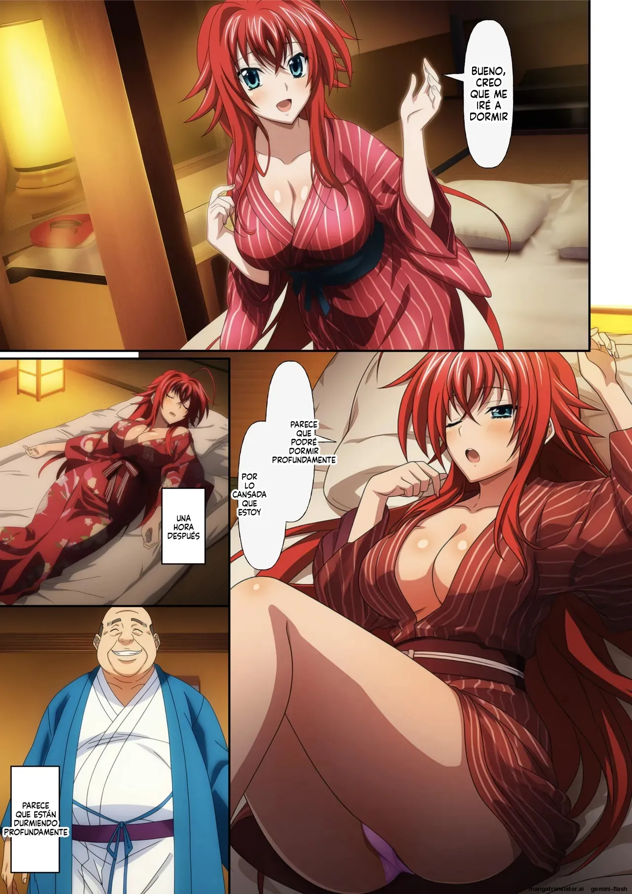 Harem Hot Spring High School DxD page 5 full