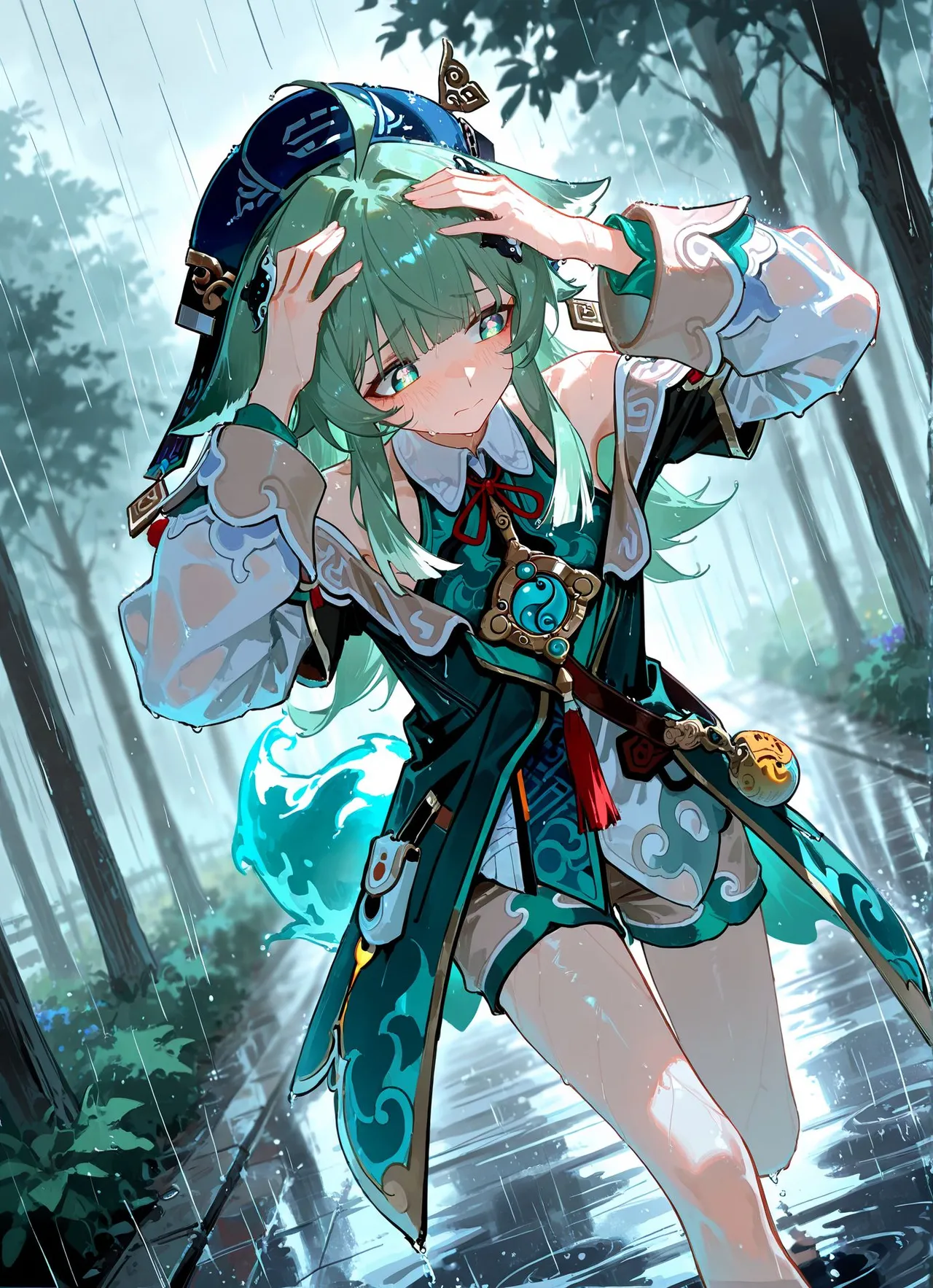 【星柱力】 フォフォ、男湯に挑戦 page 2 full
