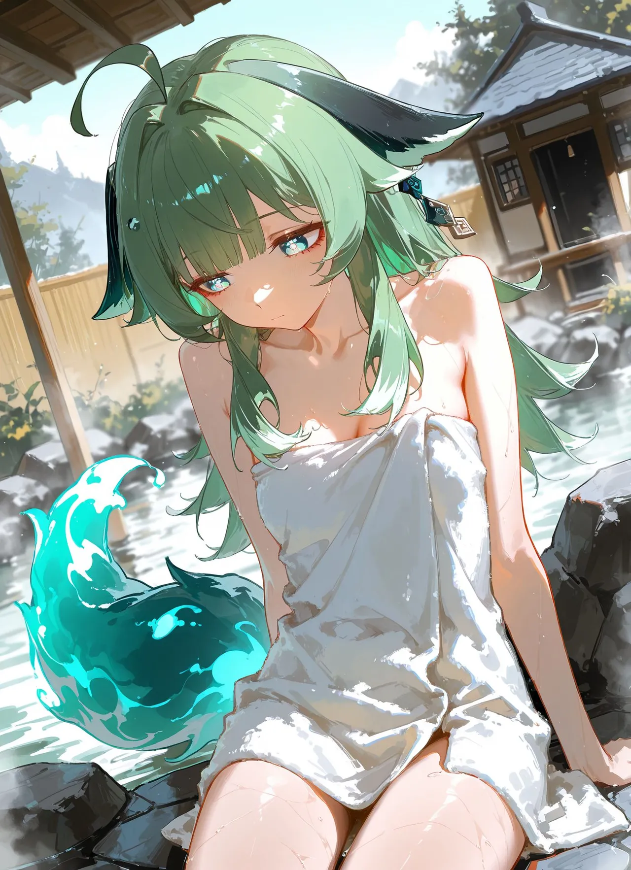 【星柱力】 フォフォ、男湯に挑戦 page 8 full