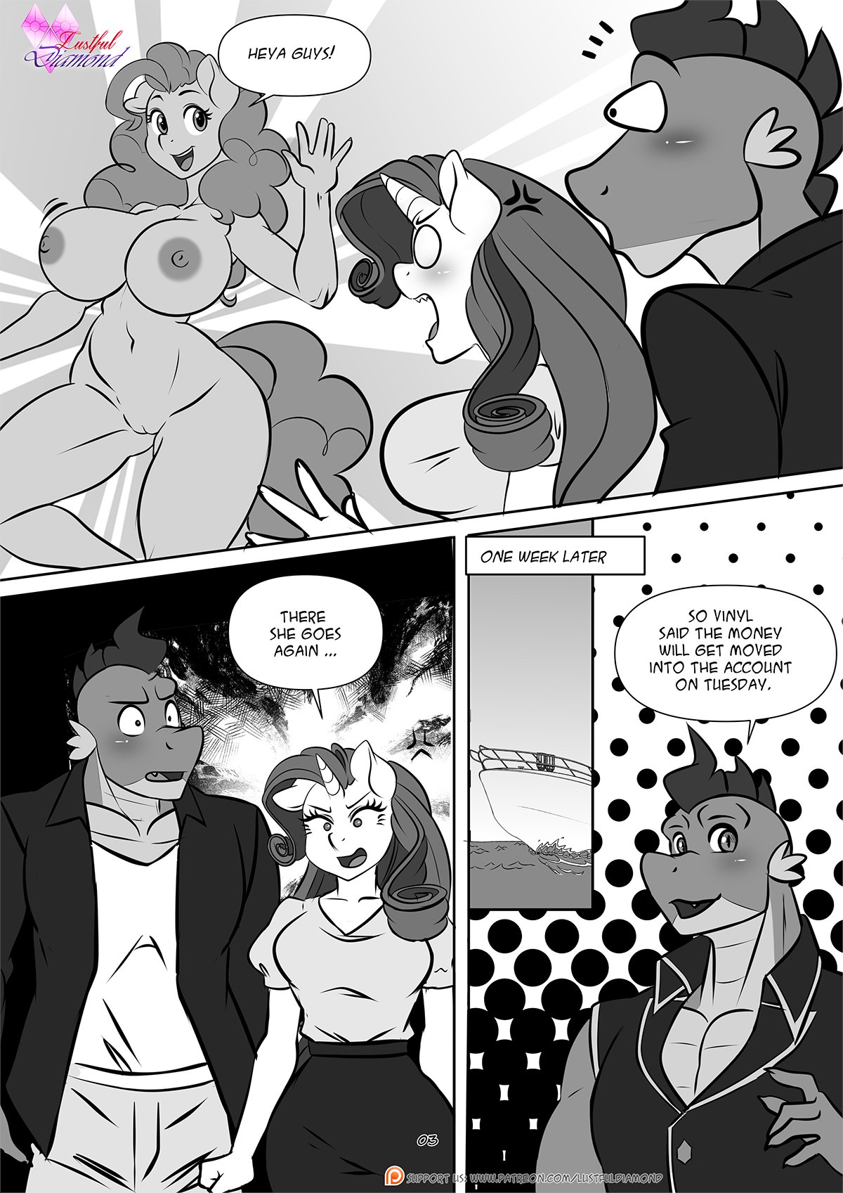 Lustful Diamond - Pink in the Halls page 5 full