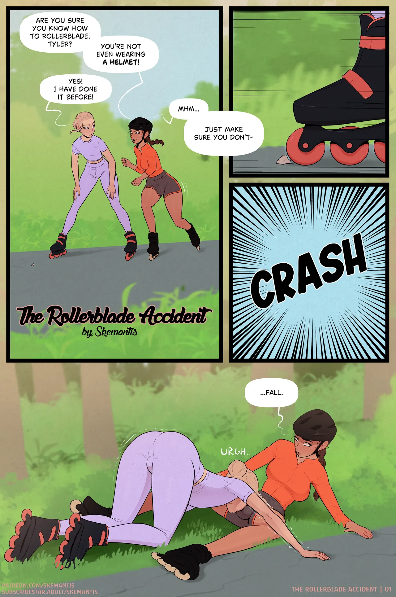 The Rollerblade Accident page 1 full